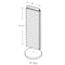 Azar Displays Revolving 8"W x 20.625"H Pegboard Counter Display 700508-WHT - alternate 2